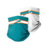 Miami Dolphins NFL Stitched 2 Pack Gaiter Scarf