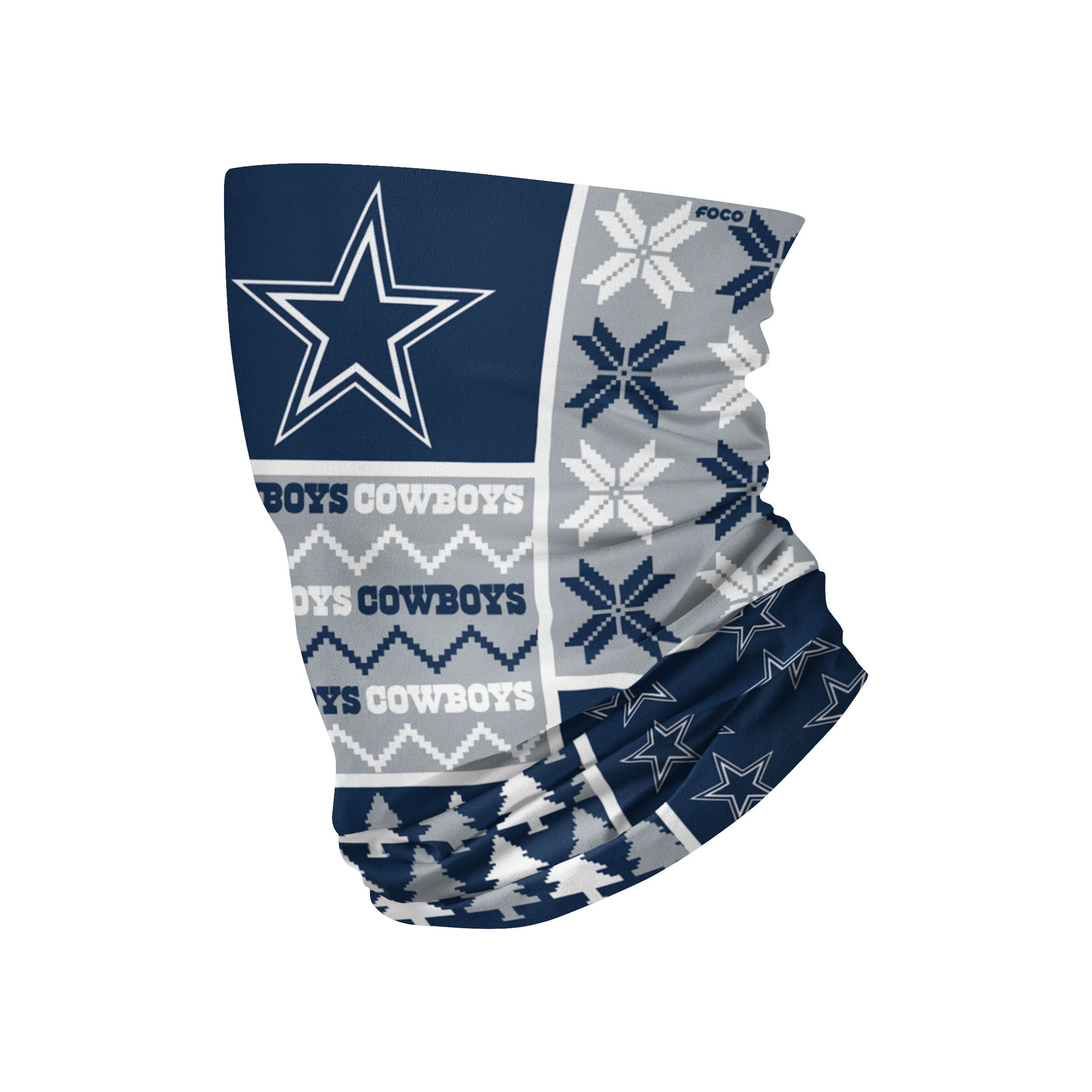 Dallas Cowboys Womens Matchday 3 Pack Face Cover FOCO