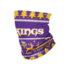 Minnesota Vikings NFL Wordmark Holiday Gaiter Scarf