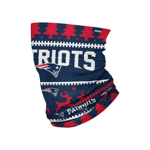 New England Patriots NFL Wordmark Holiday Gaiter Scarf