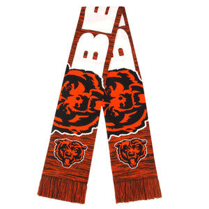 Chicago Bears NFL Wordmark Colorblend Scarf