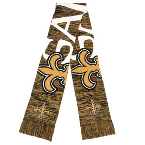 New Orleans Saints NFL Wordmark Big Logo Colorblend Scarf