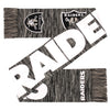 Las Vegas Raiders NFL Wordmark Colorblend Scarf