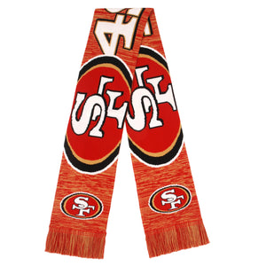 San Francisco 49ers NFL Wordmark Colorblend Scarf