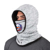 New York Islanders NHL Heather Grey Big Logo Hooded Gaiter