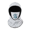 Seattle Kraken NHL Heather Grey Big Logo Hooded Gaiter