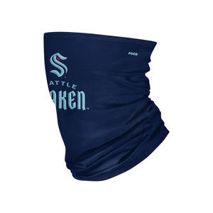 Seattle Kraken NHL Team Logo Stitched Gaiter Scarf