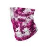 Pink & White Tie-Dye Gaiter Scarf