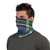 Blue Plaid Gaiter Scarf