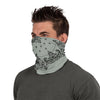 Grey & Black Bandana Gaiter Scarf