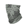 Grey & Black Bandana Gaiter Scarf