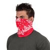 Red & White Bandana Gaiter Scarf