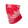 Red & White Bandana Gaiter Scarf