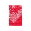 Red & White Bandana Gaiter Scarf