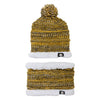 Pittsburgh Steelers NFL Womens Color Wave Chunky Beanie & Gaiter Scarf Set