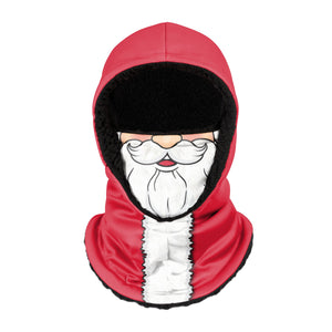Santa Face Hooded Gaiter Scarf