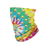 Tie-Dye Silly Face Brushed Polyester Gaiter Scarf