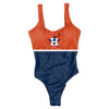 Houston Astros MLB Womens Beach Day One Piece Bathing Suit