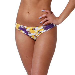 LSU Tigers NCAA Womens Paint Splash Bikini Bottom