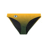 Green Bay Packers NFL Womens Gradient Big Logo Bikini Bottom