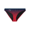 New England Patriots NFL Womens Gradient Big Logo Bikini Bottom