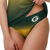 Green Bay Packers NFL Womens Gametime Gradient Bikini Bottom