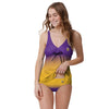 Minnesota Vikings NFL Womens Gametime Gradient Bikini Bottom