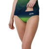 Seattle Seahawks NFL Womens Gametime Gradient Bikini Bottom