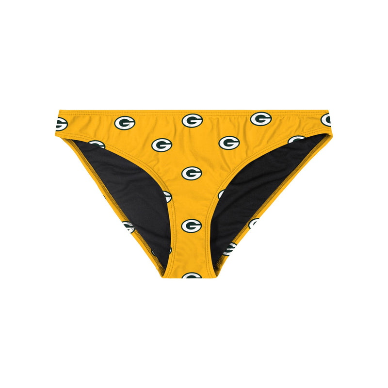 Green Bay Packers NFL Womens Mini Print Bikini Bottom Green Bay Packers NFL Womens Mini Print Bikini Bottom