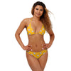 Pittsburgh Steelers NFL Womens Mini Print Bikini Bottom