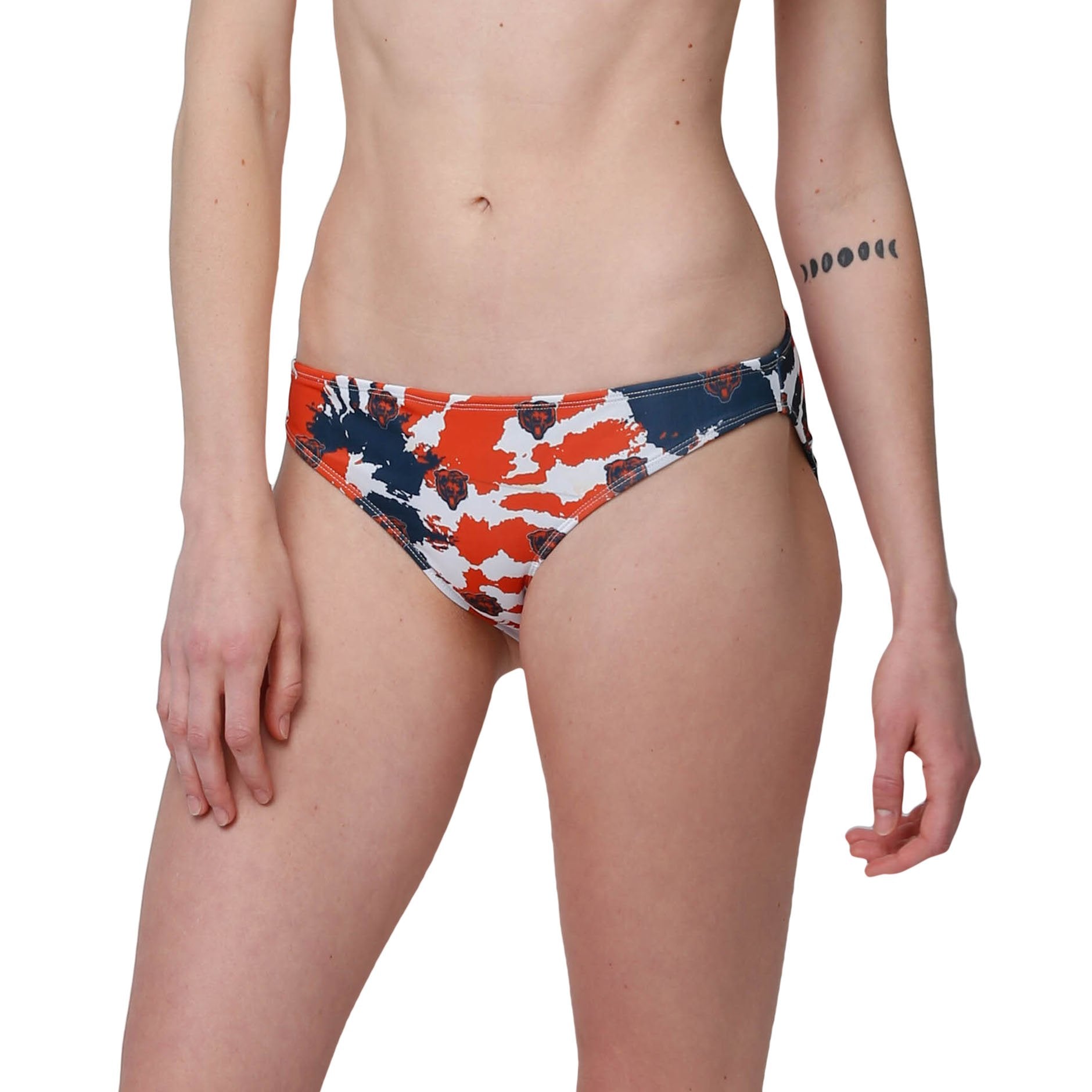 FOCO Miami Dolphins Womens Gametime Gradient Bikini Bottom, Size: S