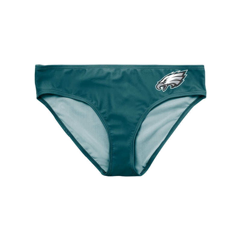 FOCO Philadelphia Eagles Womens Solid Logo Bikini Top, Size: 2XL