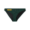 Green Bay Packers NFL Womens Solid Wordmark Bikini Bottom