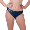 New England Patriots NFL Womens Solid Wordmark Bikini Bottom