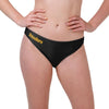 Pittsburgh Steelers NFL Womens Solid Wordmark Bikini Bottom