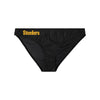 Pittsburgh Steelers NFL Womens Solid Wordmark Bikini Bottom