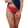 New England Patriots NFL Womens Summertime Mini Print Bikini Bottom