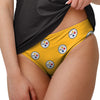 Pittsburgh Steelers NFL Womens Summertime Mini Print Bikini Bottom