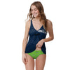 Seattle Seahawks NFL Womens Summertime Mini Print Bikini Bottom