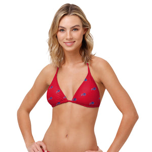 Buffalo Bills NFL Womens Mini Print Bikini Top