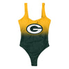 Green Bay Packers NFL Womens Gametime Gradient One Piece Bathing Suit