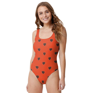 Chicago Bears NFL Womens Mini Print One Piece Bathing Suit