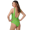 Seattle Seahawks NFL Womens Mini Print One Piece Bathing Suit