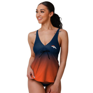 Denver Broncos NFL Womens Gametime Gradient Tankini