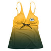 Green Bay Packers NFL Womens Gametime Gradient Tankini