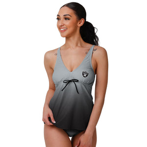 Las Vegas Raiders NFL Womens Gametime Gradient Tankini