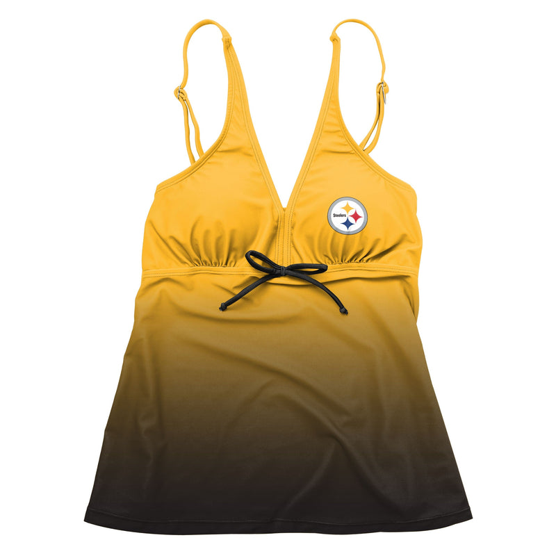 Pittsburgh Steelers Womens Gametime Gradient One Piece Bathing