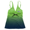 Seattle Seahawks NFL Womens Gametime Gradient Tankini