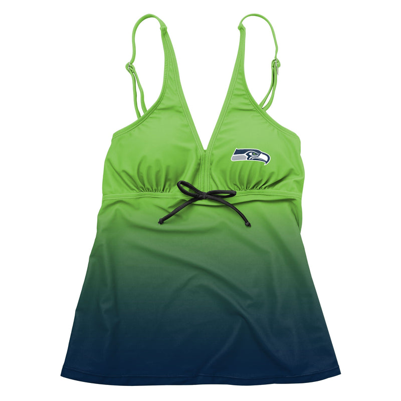 Seattle Seahawks NFL Womens Gametime Gradient One Piece Bathing Suit