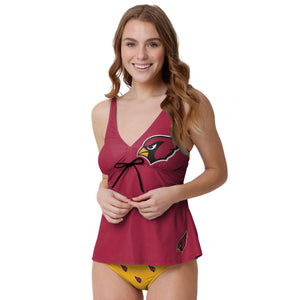 Arizona Cardinals NFL Womens Summertime Solid Tankini